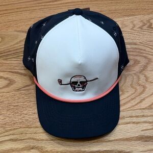 White and Blue golf SnapBack hat. 

Never worn 

• Price is firm

• No box